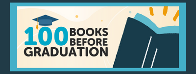 100 Books Before Graduation Beanstack Logo