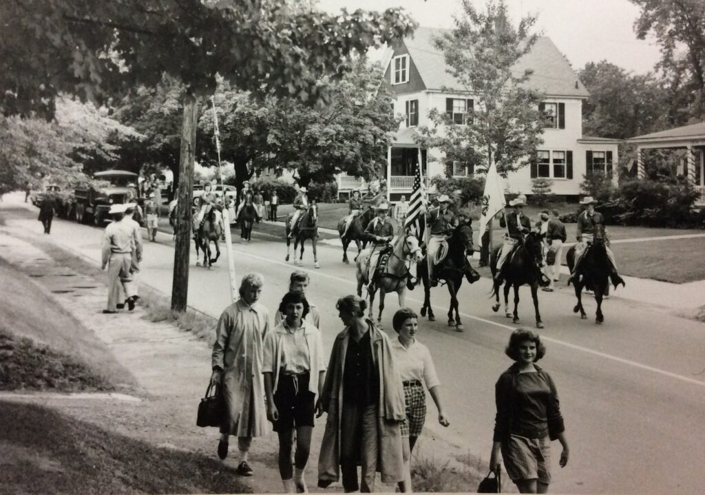 Sesquicentennial Parade from Central Street