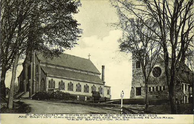 Church Postcard, old photograph