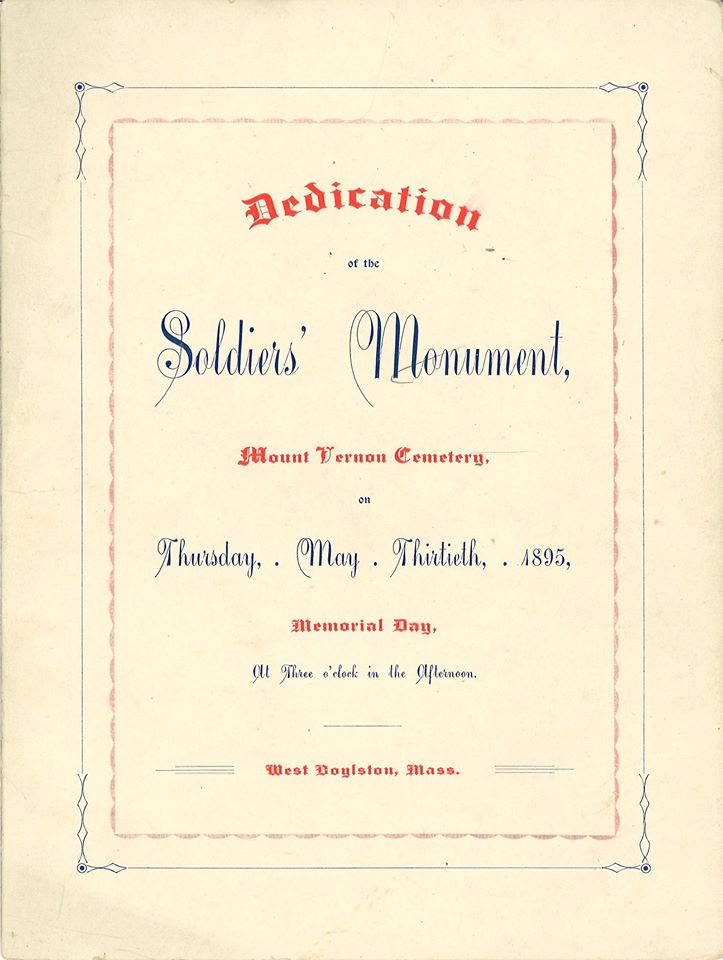 MemorialDay, booklet