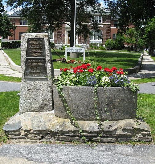 Image of the Watering Trough outside the Library