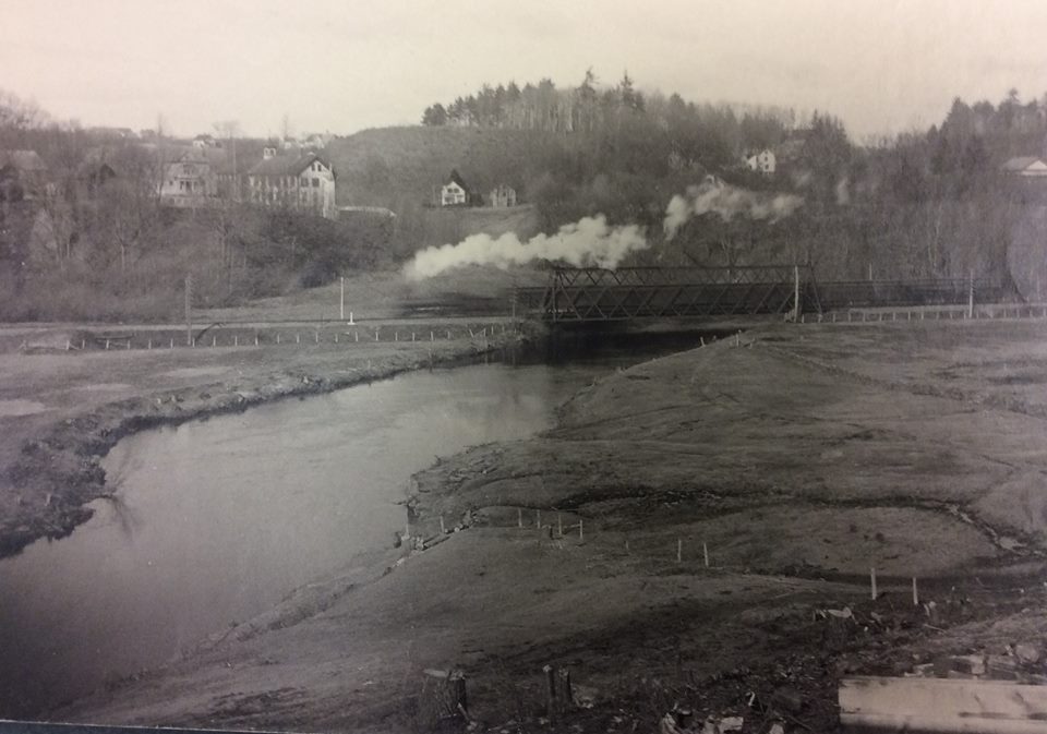 Photograph of trains in West Boylston