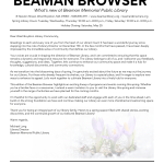 The front page of the Spring 2024 Beaman Browser.