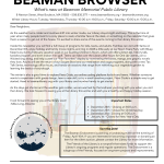 Front page of Winter 2025 Beaman Browser.