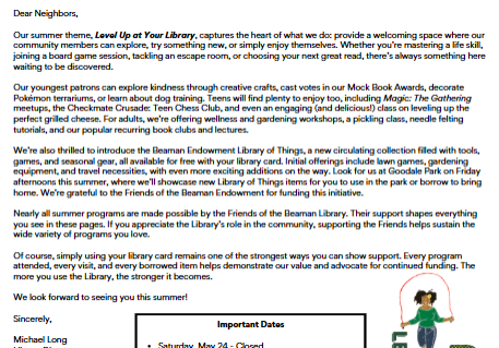 Beaman Browser Summer 2025