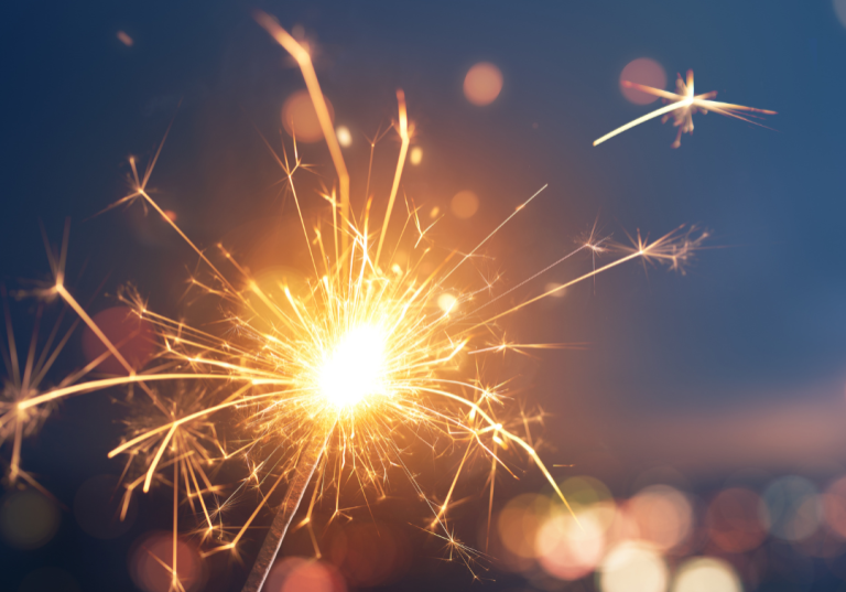 A photograph of a firework.