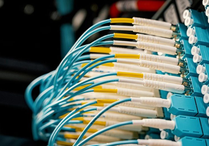 An image of internet network equipment, symbolizing the current internet outage at the library.